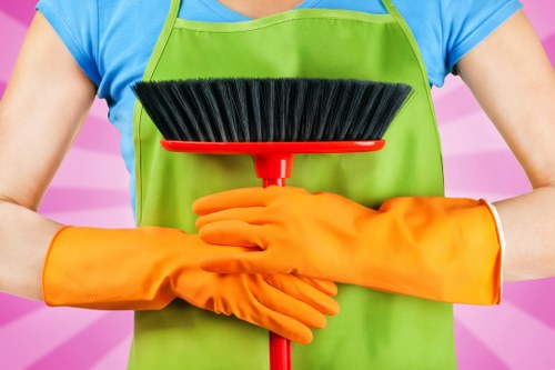 Office regular cleaning with high-touch areas and floors