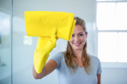 Step-by-step mattress cleaning process with cleaning supplies